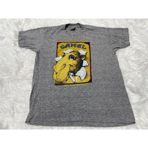 VTG Joe Camel Cigarettes 80's Graphic Shirt Sz XL Sneakers Single Stitch Vintage